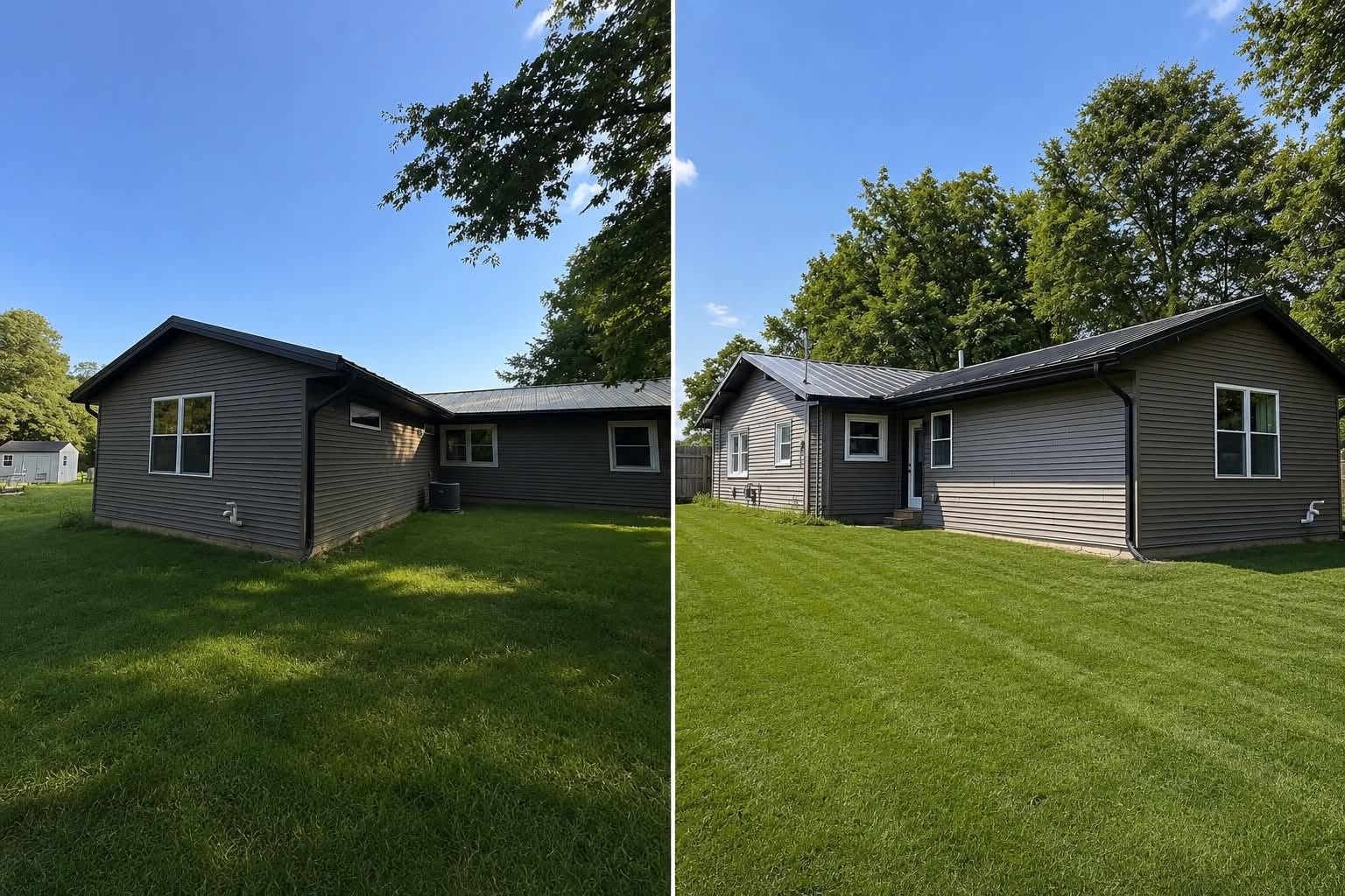 Home addition exterior Davenport Iowa